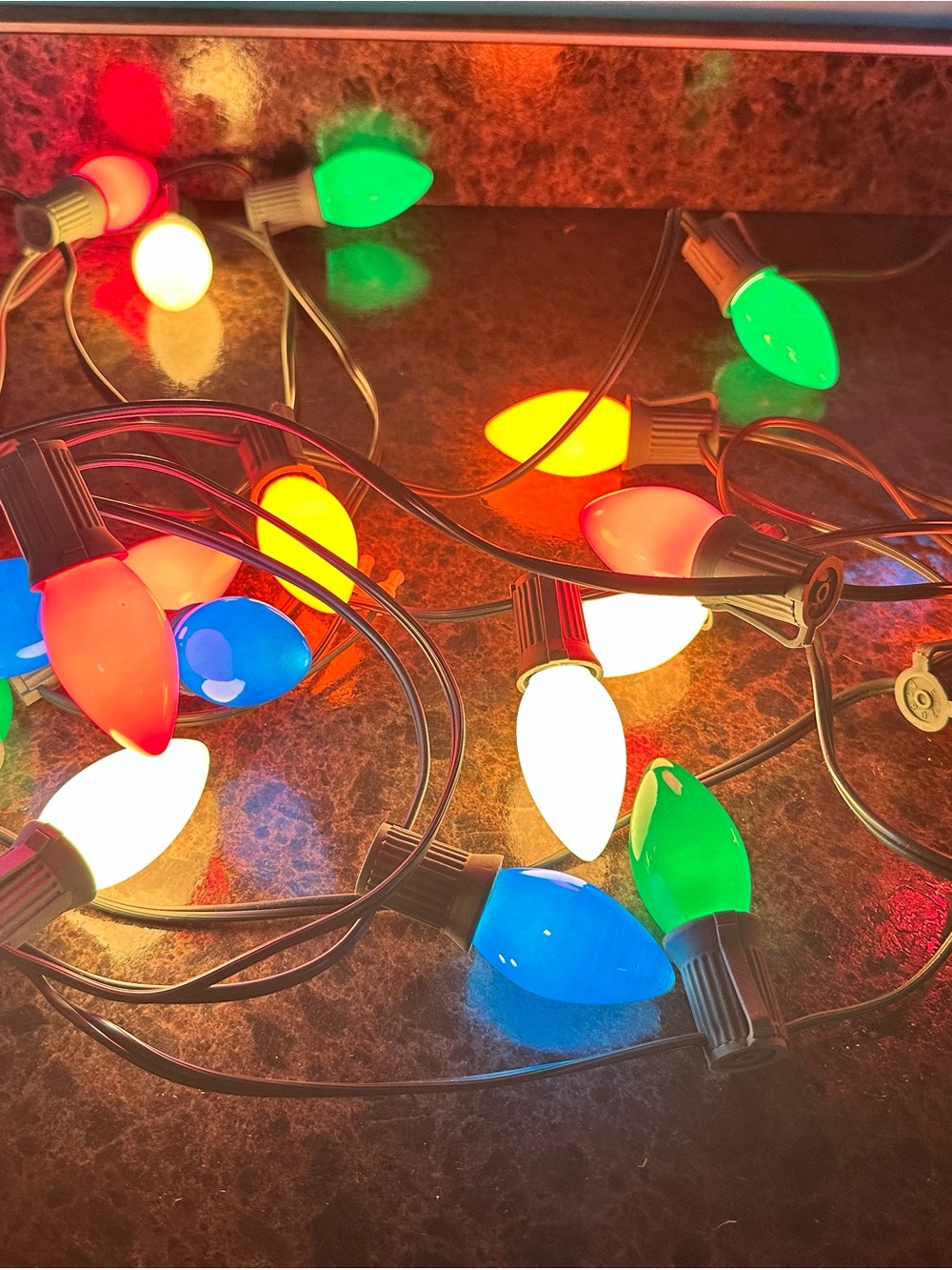 Multicolor Holiday C9 String Lights - Home Holiday 23 Bulbs Approx 23’